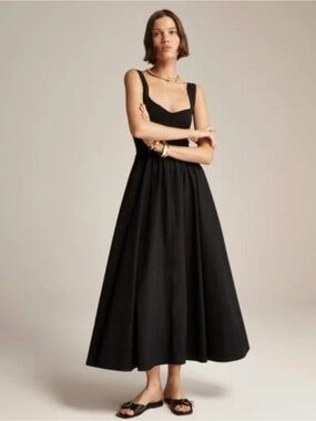 J.Crew mixed media maxi dress